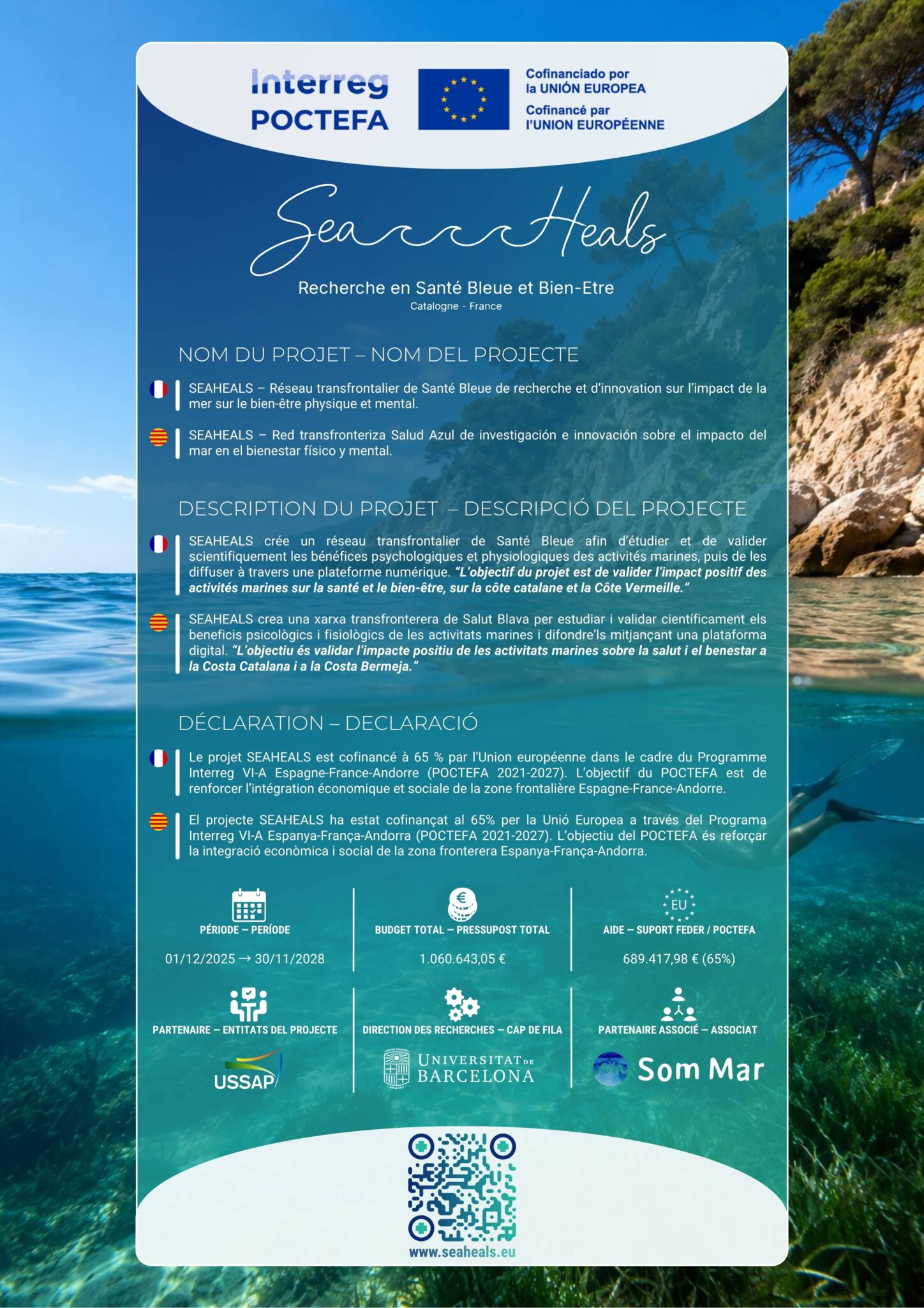 SEAHEALS: estructurar la investigació europea sobre els efectes del medi marí sobre la salut mental i física